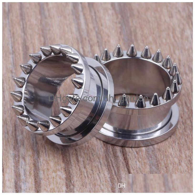 

Plugs Tunnels New Arrival Overstate Rivet Screw Ear Stud F72 Mix518Mm Wholesale 160Pcs/Lot Stainless Steel Plug Jewelry Dro Dhgarden Dh2Jn