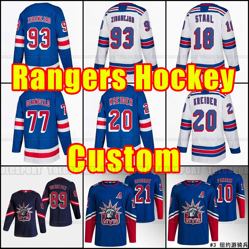 

2022 2023 Reverse Hockey jerseys Men 31 Igor Shesterkin 10 Artemi Panarin 20 Chris Kreider 23 Adam Fox Kaapo Kakko 13 Alexis Lafreniere Mika Zibanejad Ryan Reaves, As shown