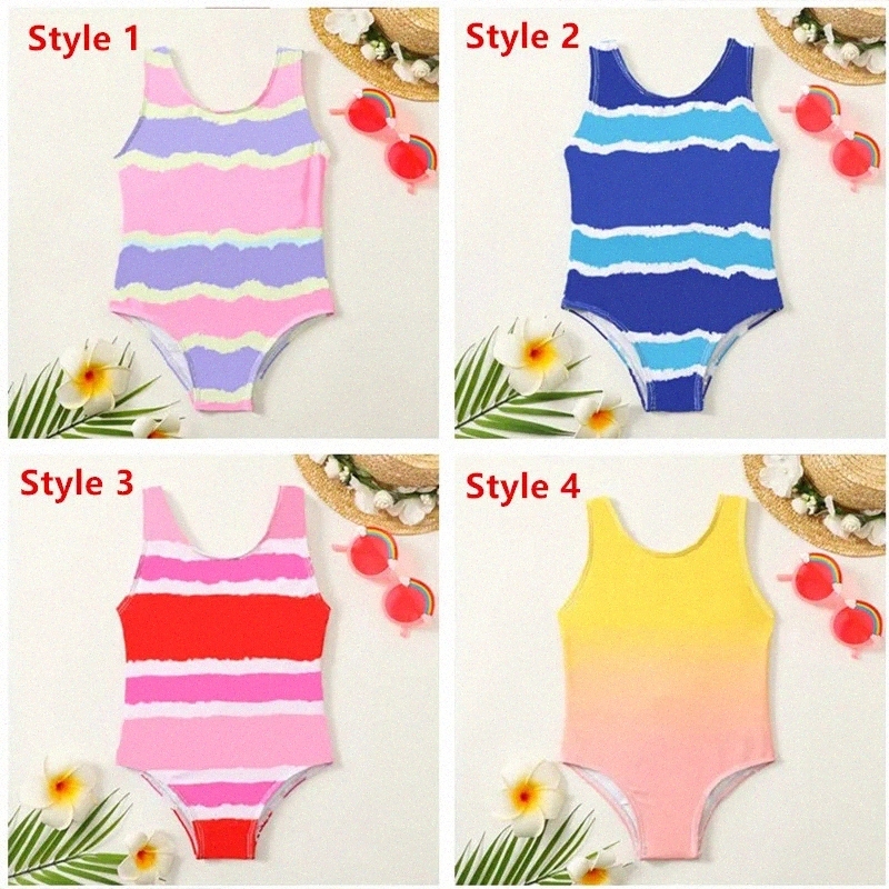 

Kids One-Pieces Swimwears Girls Designer Swimsuits Toddler Children Bikini Summer Full Letter Printed Beach Pool Sport Bathing Suits Youth Infants Bab S6AY#
