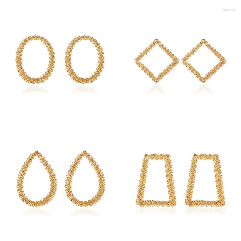 

Dangle Earrings Shimmering Instagram Fashion Temperament Exaggerated Hollow Stars Full Of Geometric For Women Tide
