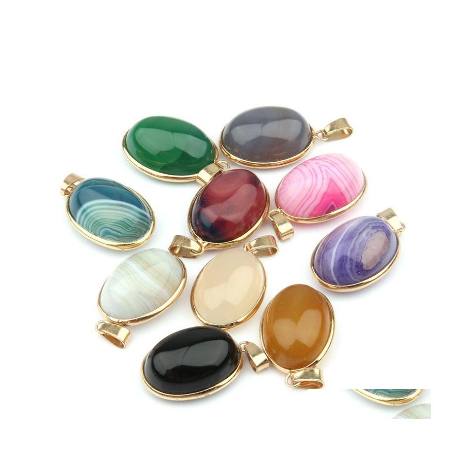 

Charms Natural Stone Red Pink Purple Agate Pendant Diy For Druzy Bracelet Necklace Earrings Jewelry Making Drop Delivery Findings Com Dhniv