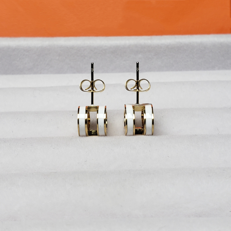 

silver earrings High Quality Designer Design Girls and Ladies Charm Earrings Stainless Steel Material Hypoallergenic Earrings Day Gifts 18 Styles Available