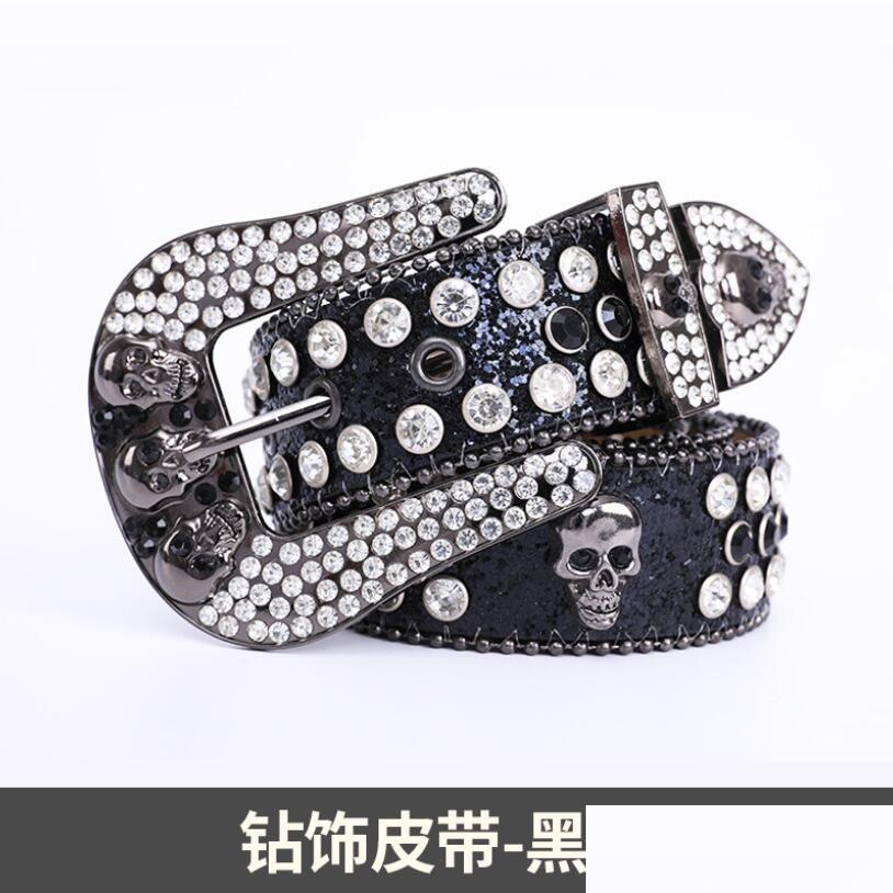 

Belts 2022 Designer Belt Bb Simon For Men Women Shiny Diamond The Trojan Red Jet Ab Cintura Uomo Boosluxurygoods Drop Delivery Fashi Dholg, Black