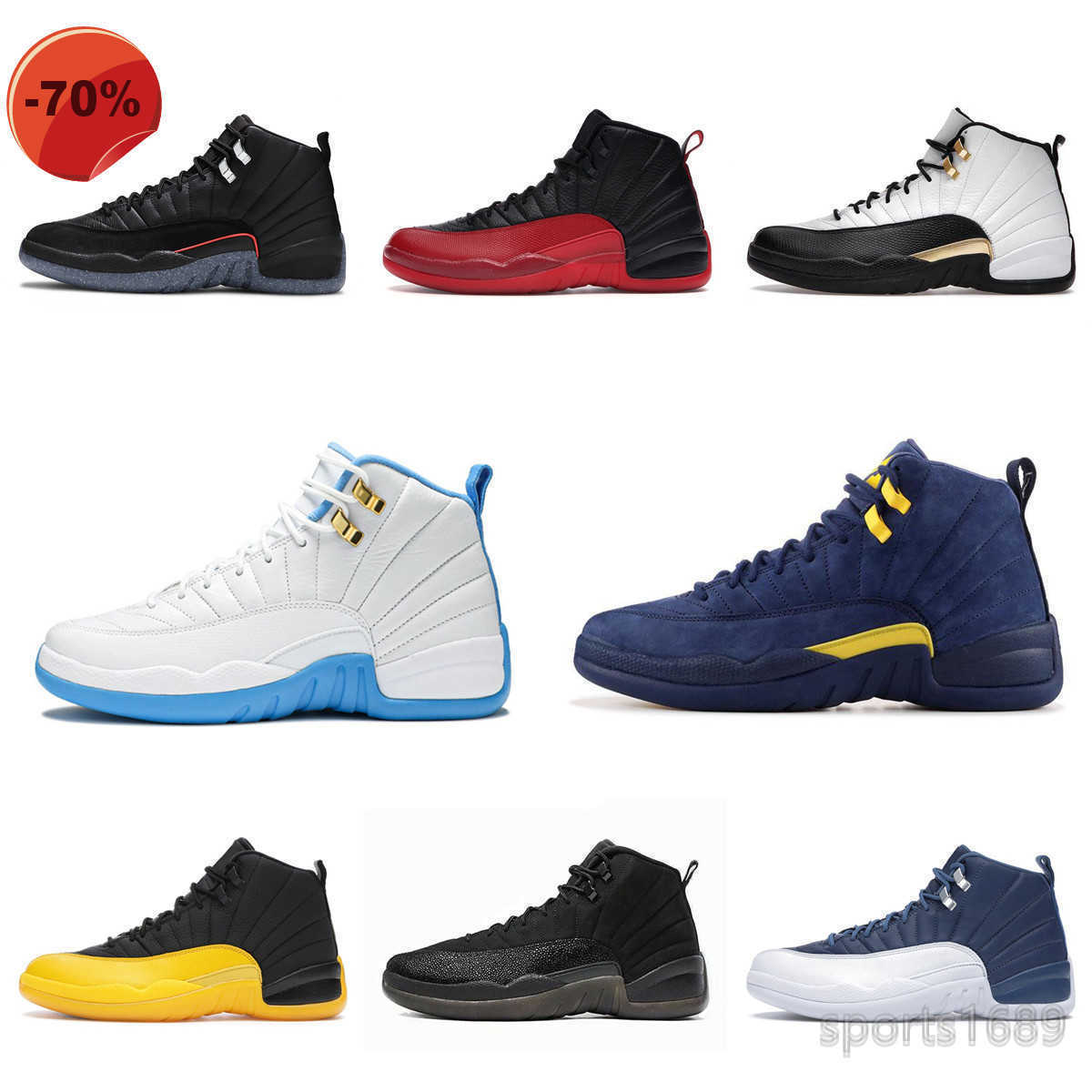 

Sandals Basketball Quality Shoes 12 12s Jumpman men women Dark Concord Flu Game University Blue Jumpman Gold Black red Taxi Indigo Royal Easter mens, F023