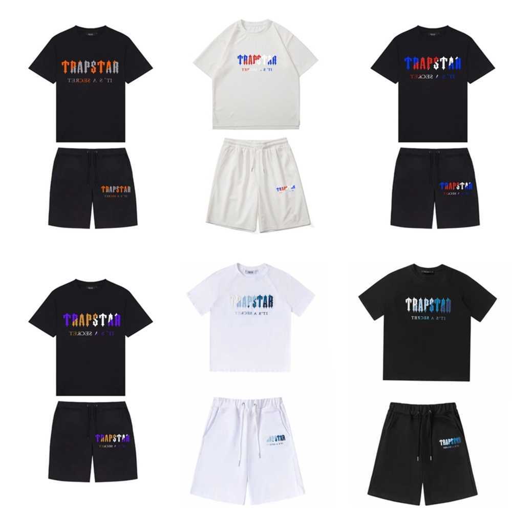 

Summer Mens Trapstar t Shirt Set Short Sleeve Outfit Chenille Tracksuit Sportswear Hip Hop Black Cotton London Streetwear -3xlwwuq, 10