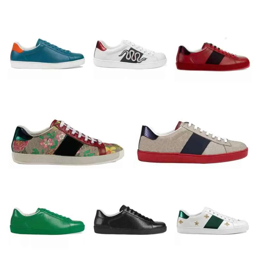 

2023Fashion Italy Bee Shoes Men Women Casual Sneakers Bees Chaussures Leather Ace Embroidery Stripes Sports Luxurys Ers Bootis 0v3iyemianbu size34-45, 26