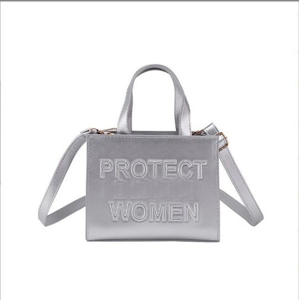 

Clutch Bags Summer Beach Crossbody Bag Leather Shopping Character Letter Handbag Women Protect Black People Tote Shoulder Bag Women, Red