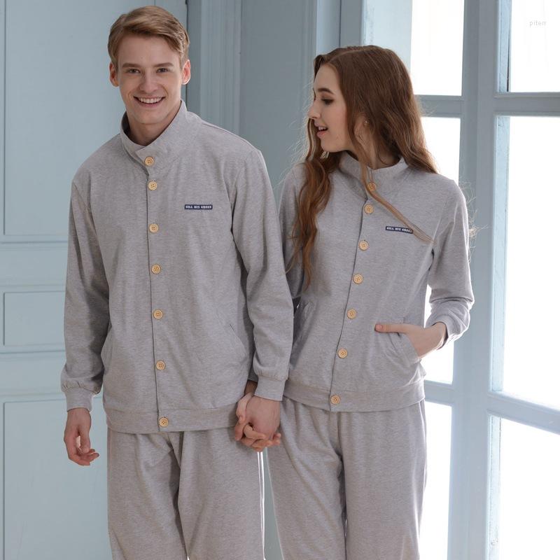 

Women's Sleepwear Winnter And Autumn Cotton Casual Pure Long-sleeve Lounge Set, Man
