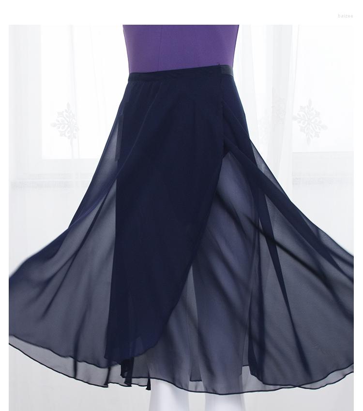 

Stage Wear Women Professional Leotard Classical Ballet Dress Adult Chiffon Tutu Skirt Dance Wrap Scarf Practice For Children, Dark purple