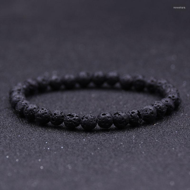 

Strand Minimalist 6mm Natural Stone Energy Stretch Bracelet Various Colors Beads Braclet Charm Women Jewelry Men Accessories Gift Joyas