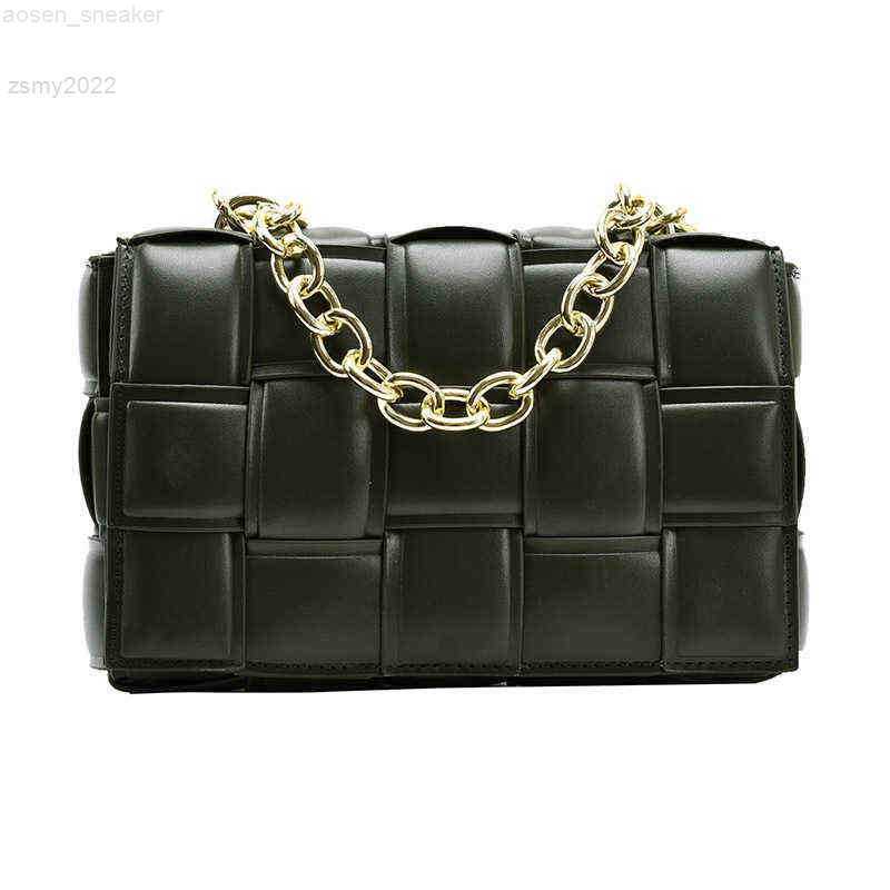 

Hand-woven Small 2021 Luxury Designer Handbag Fashion Women Chain ladies Shoulder Bag Purses and Handbags, Wine red