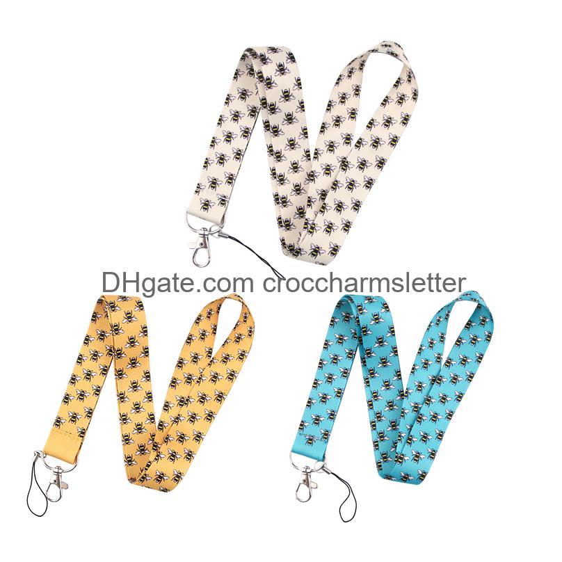 

Shoe Parts Accessories Lx168 Bee Neck Strap Lanyards Id Badge Card Holder Keychain Phone Gym Webbing Necklace Gift Drop Delivery 2022 Smtka
