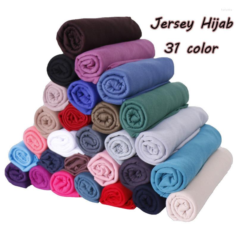 

Ethnic Clothing 2023 Women Plain Bubble Cotton Jersey Scarf Head Hijab Wrap Solid Color Headband Shawls Foulard Femme Muslim Hijabs Store