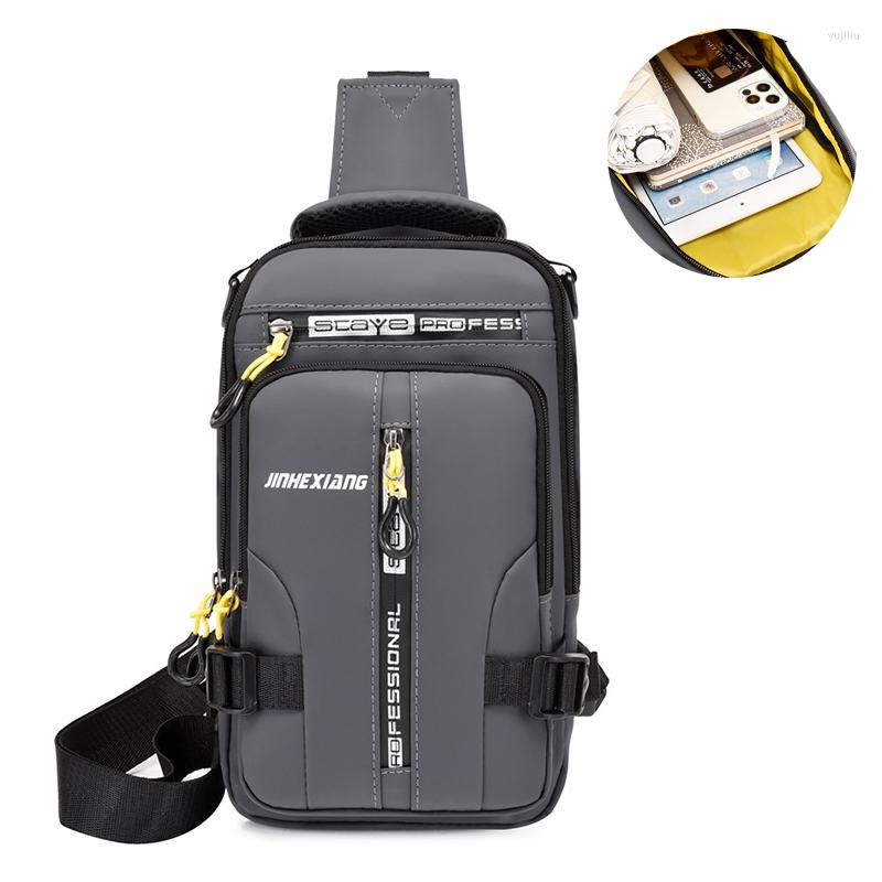

Outdoor Bags 2023 Chest Bag Men's Single Shoulder Small Backpack Trend Large Capacity Messenger, Green