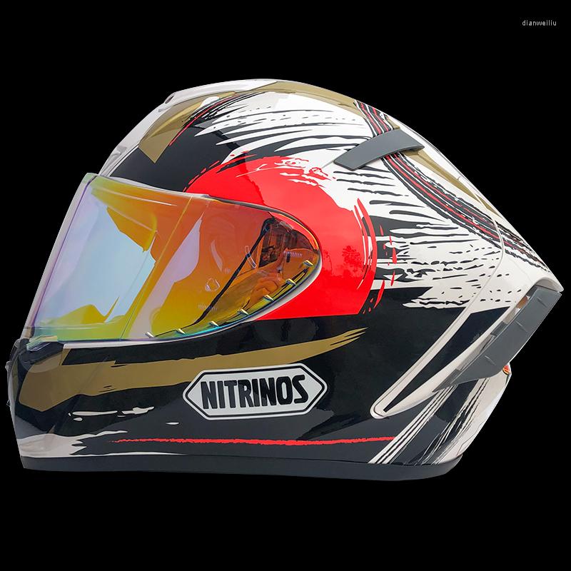 

Motorcycle Helmets X14 Fortune Cat Helmet Full Face Motocross Man Cool Woman Casco Motor Casque Racing, Multi