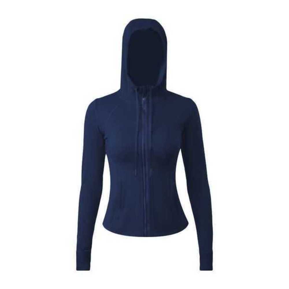 

Active Sets Desit Double-sided Brushed Women's Sports Hoodie Jacket High Elastic Zipper Coat 23sk5xf, Dark grey hoodie