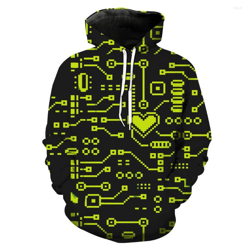 

Men' Hoodies CNUUIKOOEK Sweatshirts 3D Maze Printed Hooded Pocket Pullover Hoody, Tylms-0756