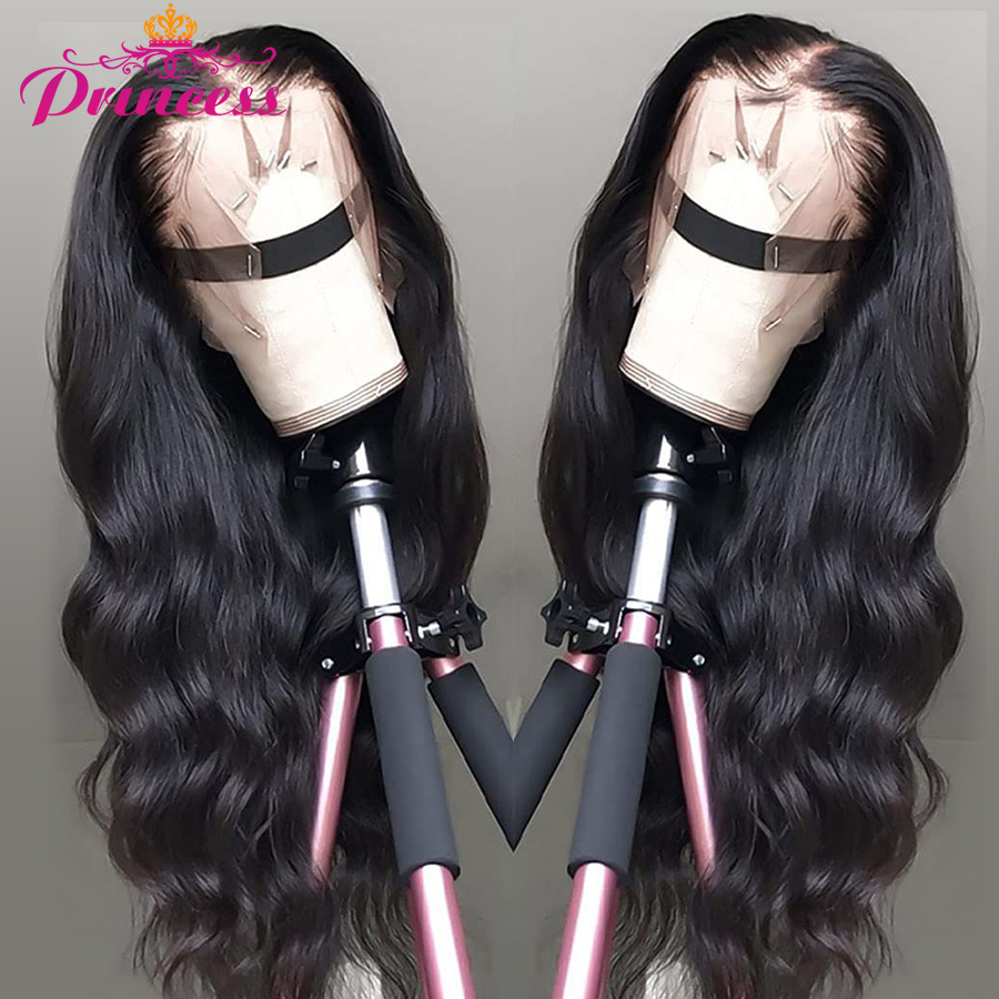 

Synthetic Wigs HD Transparent Lace Front Human Hair PrePlucked 13x6 180 Brazilian Body Wave Frontal Wig With Baby Remy Princess 230217, 4x4 hd clsoure wig