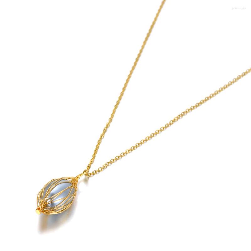 

Pendant Necklaces 316L Stainless Steel White Simulated Pearl Wedding Necklace Jewelry Lovely Chokers For Women N20077