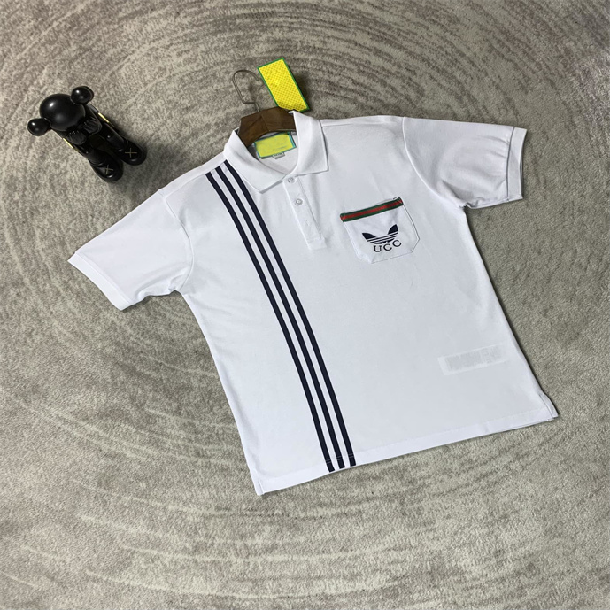 

New Fashion London England Polos Shirts Mens Designers Polo Shirts High Street Embroidery Printing T shirt Men Summer Cotton Casual T-shirts #05