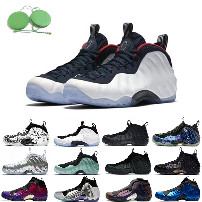 

Top Pennys Basketball Shoes Foam One Designer Northern Lights Quai 54 Anthracite Eggplant Men Women Sneakers