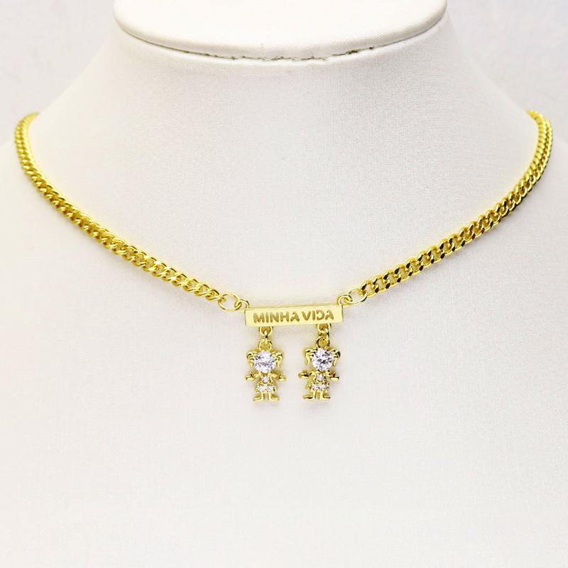 

Chains 10Pcs Girls Pendant Necklace Fashion Handmade Jewelry Women 8378Chains