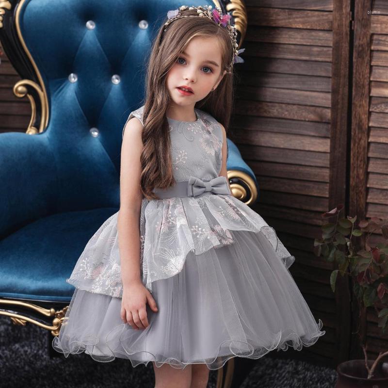 

Girl Dresses Fashion Tutu Dress For Girls Winter Clothing Children Christmas Birthday Party Princess Gown Kids Lace Costume, Picture color