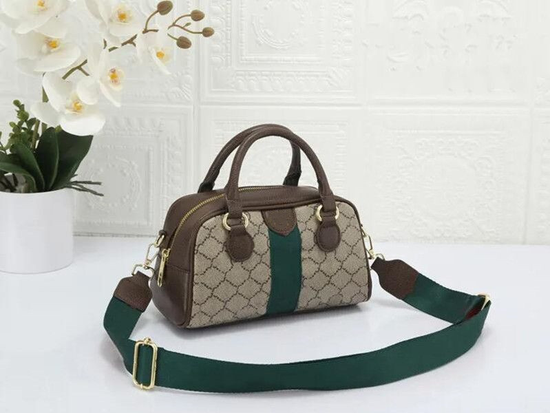 

CC Women Designer Boston Pillow bags Leather Double Ophidia Shoulder Duffel Handbag Womens Mens Fashion Crossbody Messenger Wallet Backpack speedy