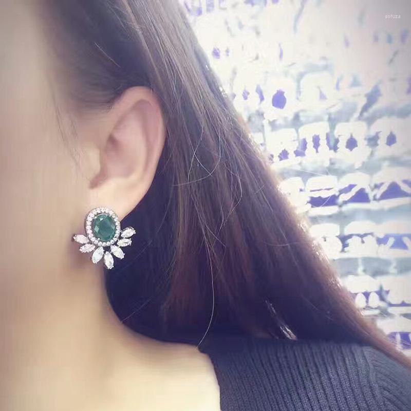 

Stud Earrings GAOLA Zircon Exaggerated Flower Waterdrop For Women Girls Bride Wedding Jewelry Earring GLE5462