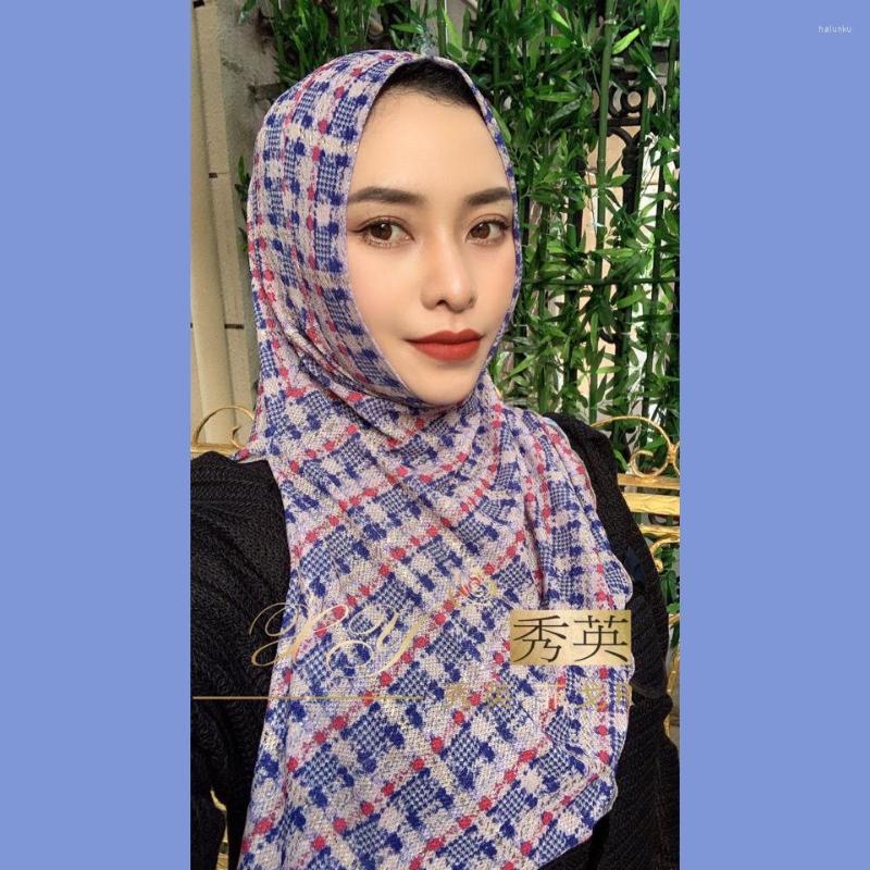 

Ethnic Clothing Sales 2023 Autumn Muslim Hijabs Jersay Slit Ends Scarves