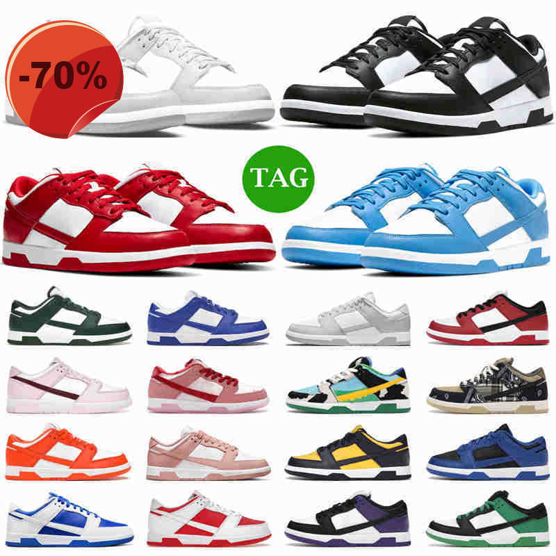 

Sandals casual dunks low shoes men women Panda UNC University Red Grey Fog Green Apple Syracuse Court Purple GAI mens trainers outdoor sneakers, #1