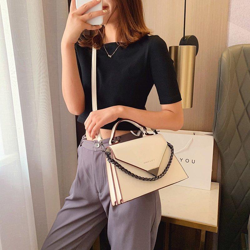 

Evening Bags 2023 Ladies Retro Shoulder Bag Simple Casual Pu Leather Messenger Metal Chain All-Match Fashionable Woman Handbag Wallet, Green shoulder bags