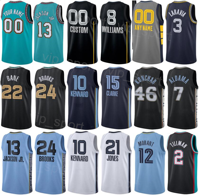 

Printed Classic Statement Basketball Tyus Jones Jersey 21 Ziaire Williams 8 Xavier Tillman 2 Jake LaRavia 3 David Roddy 27 Santi Aldama 7 Brandon Clarke 15 Man Youth, Blue