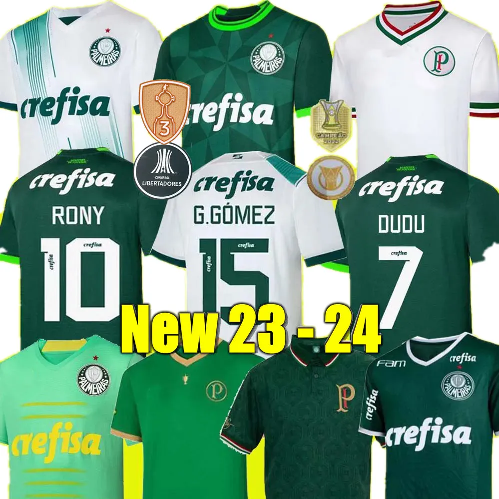 

G.GOMEZ 23 24 Palmeiras SOCCER JERSEYS HOME GREEN DUDU RONY M.MERENTIEL 2023 2024 Palmeira Away ZE RAFAEL Willian football SHIRTS third 75TH FELIPE MELO WESLEY, 22 23 3rd ucl
