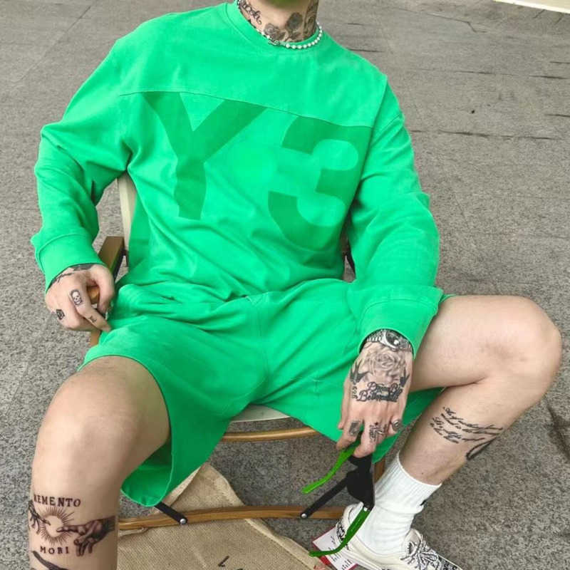 

Men's Plus Size Luxury t shirt designer shirts Chest Letter Print Round Neck Long Sleeve Pullover Men and Women Trendy Loose hoodie Hip Hop Cotton Sweatshirt Oversize, Black