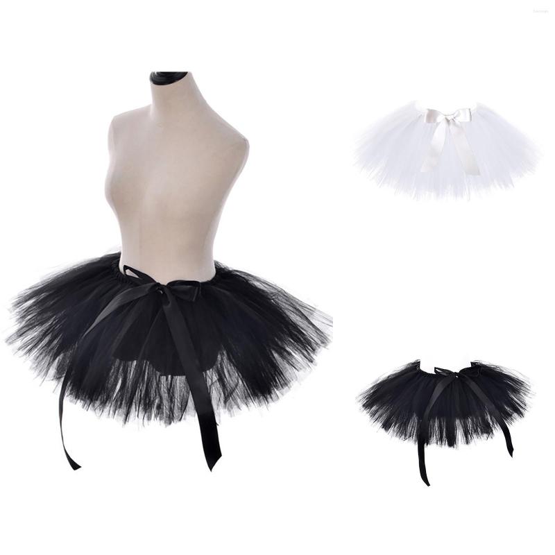 

Stage Wear Ballet Platter Tutu Women Classic Pancake Skirt For Dance Practice Performance, Black