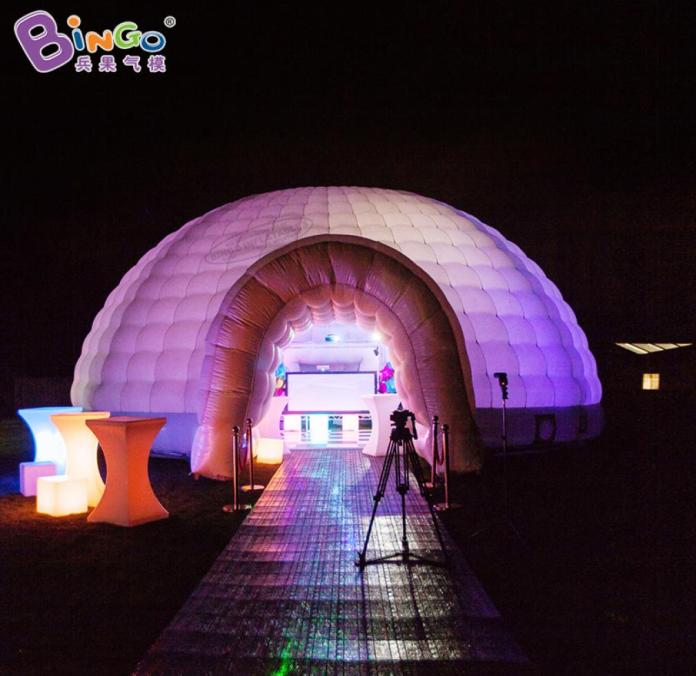 

Exquisite craft 6x6x35mH inflatable igloo dome tent trade show tent blow up marquee for party event decoration toys sports2544670