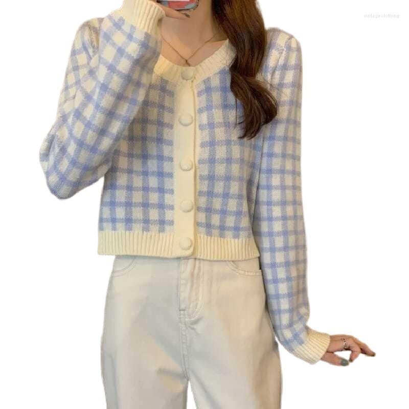 

Women's Knits Cardigan Women Knitwear Korean Style Long-Sleeved Sweater