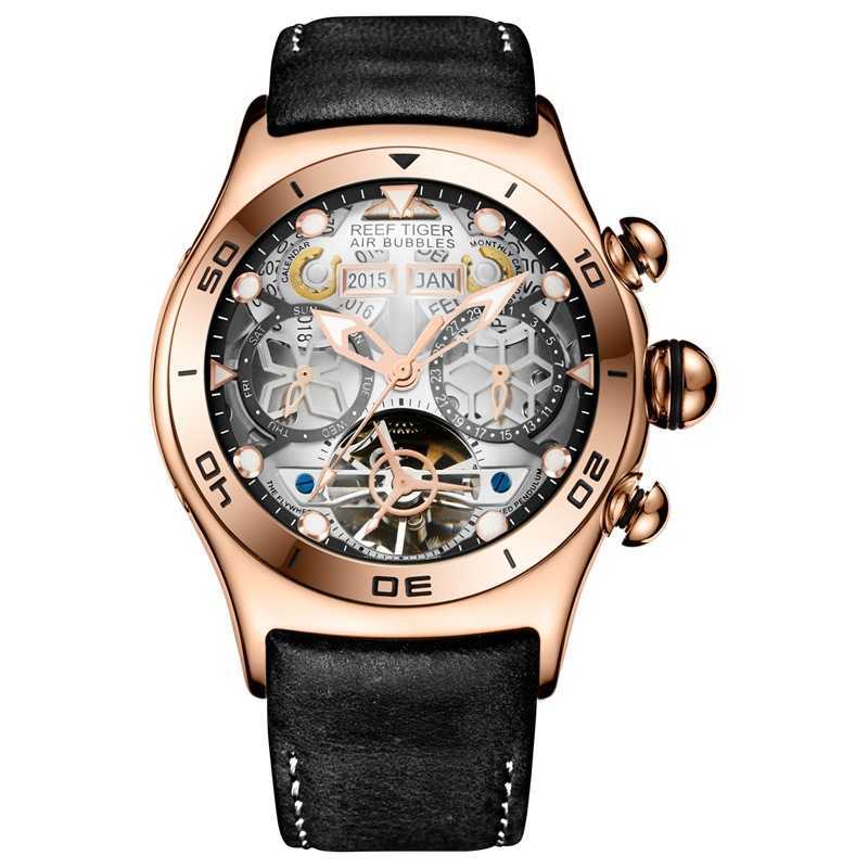 

Watch Reef tiger men's automatic machinery RGA703 fashion design wholesale