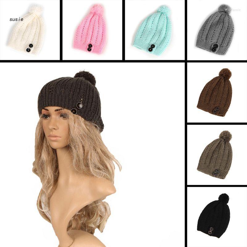 

Berets X7YA Women Winter Fur Knitted Hat Slouchy Beanie Warm, Dark for grey