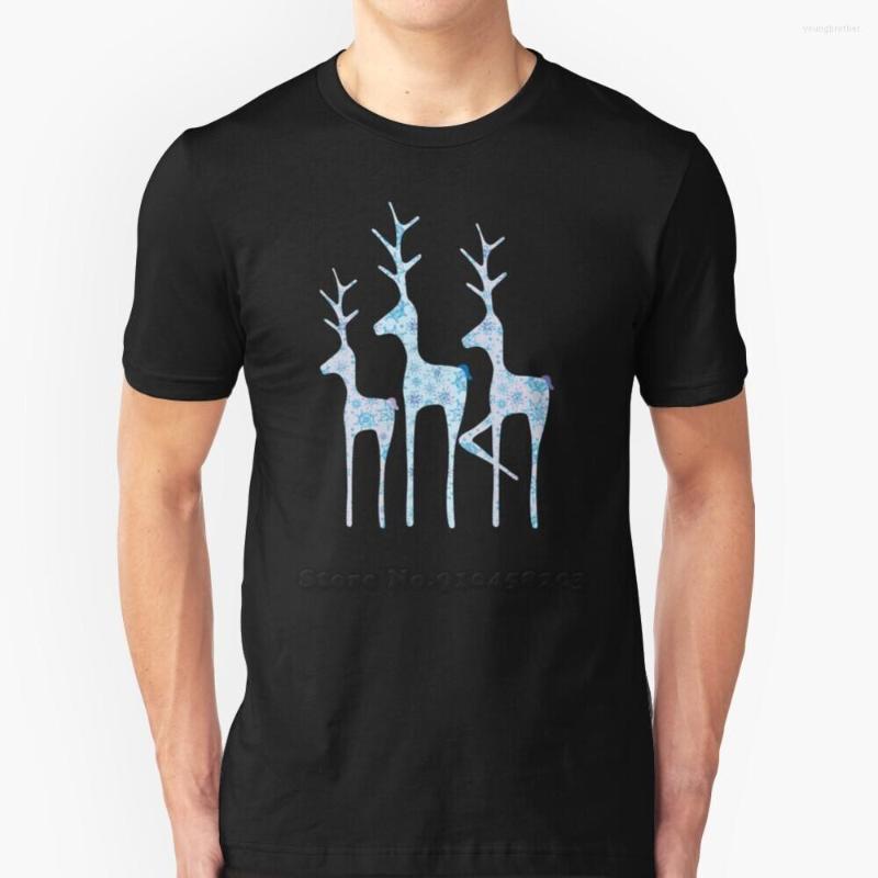 

Men' T Shirts Snowflake Reindeer Men T-Shirt Soft Comfortable Tops Tshirt Tee Shirt Clothes Deer Winter Holiday Christmas Antlers, Mtee-purple