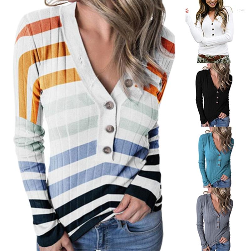 

Women' Sweaters Women' Casual Minimalist V-Neck Solid Color Slim Fit Ladies Sweater, Black