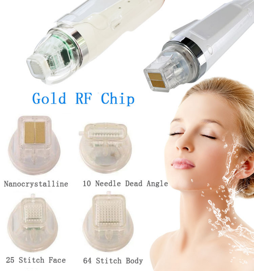 

Accessories & Parts Disposable Replacement 4 Tips 10 25 64 Nano Pin Head Gold Cartridge Fractional Rf Microneedle Microneedling Micro Needle