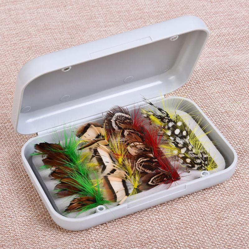 

Fishing Hooks Flies Kit Lures Set Freshwater And Saltwater Dry Colorful