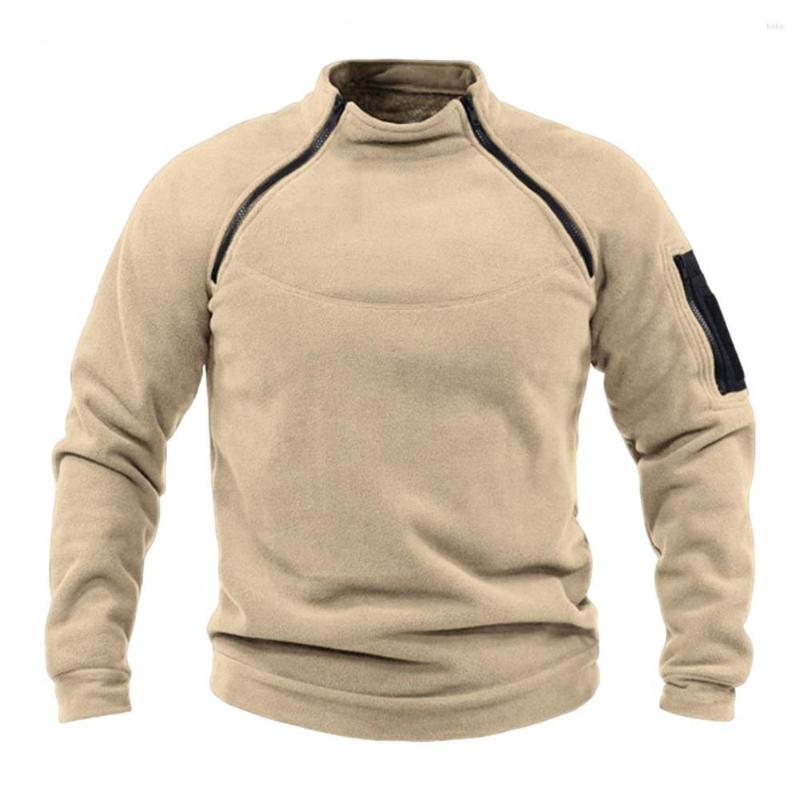

Men's Sweaters Sweatshirt Long Sleeves Casual Men Winter Soft Spring 2023, Khaki