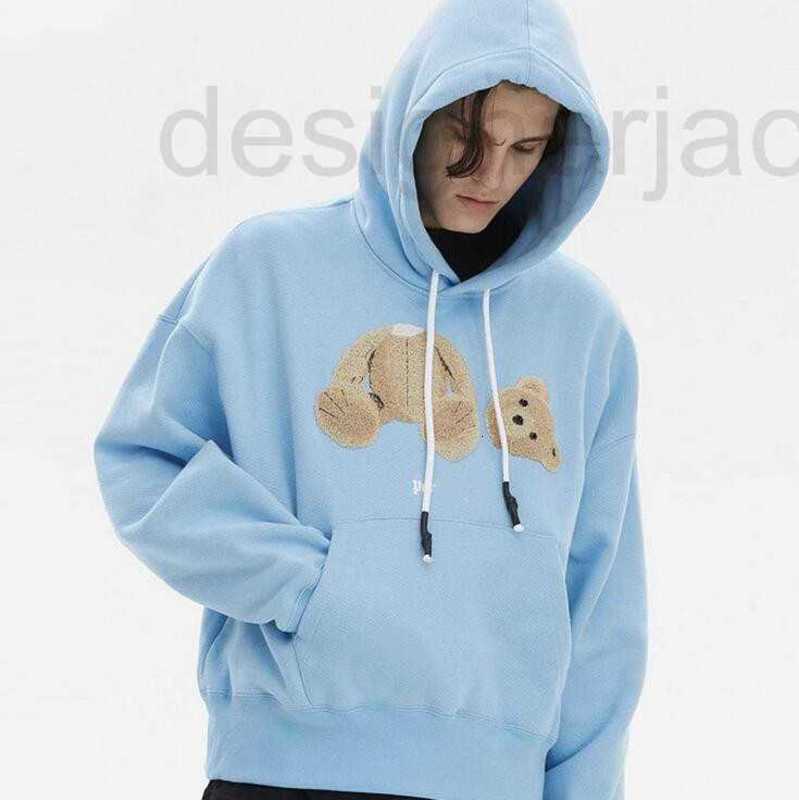 

Designer Men's Hoodies Sweatshirts 4 Color Teddy Bear Lettered Print Men Women Wear Oversized Loose Long Sleeve Shirt Sweater -2xl 07TE, Blue