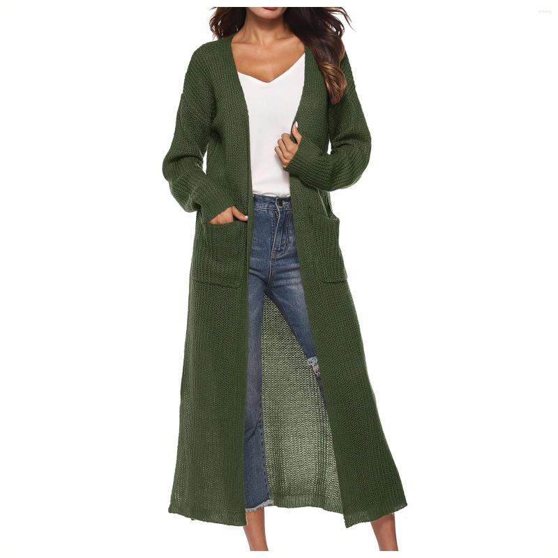 

Women' Jackets Women Cardigan Sweaters Long Knitted Coats Casual Spring Autumn 2023 Solid Color Womens Sweater Fashion Pocket Cardigans, Black