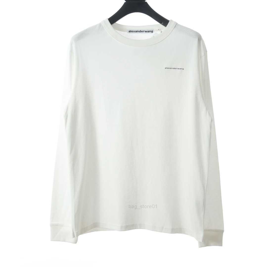 

wang ' 'Alexander 'Women' Mens madam Hoodies Size comparison table of 22ss small letter printed long sleeve T-shirt alexander 245g