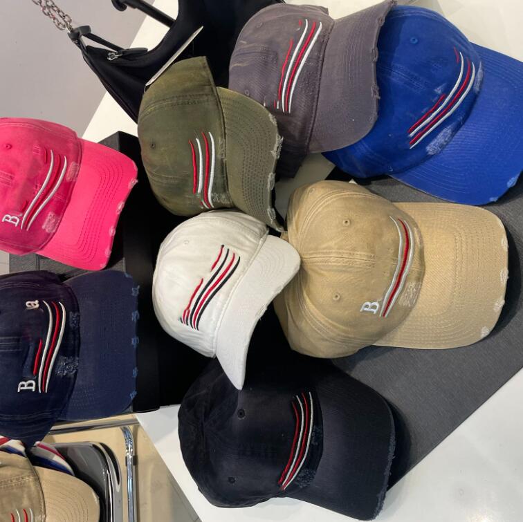 

23ss New Luxury Women Men Letter Brand Designers Hat Candy Color Cowboy Denim Hats Casquette Adjustable Baseball Cap Bonnet Beanie, #1