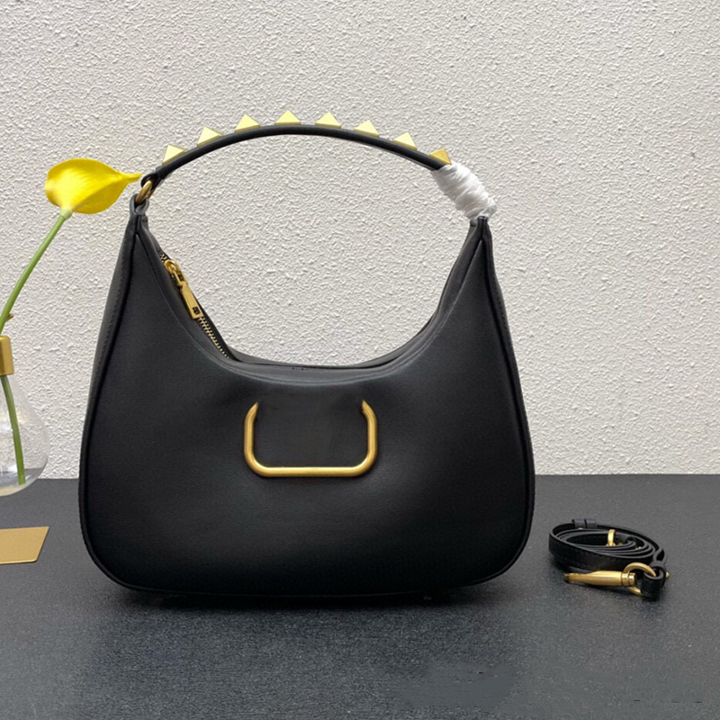 

Evening Bags Top Quality Rivet Tote Bag Large Totes Women Handbag Crossbody Shop Bags Shoulder Composite Bags Purse Cowhide Genuine Leather, Sky blue